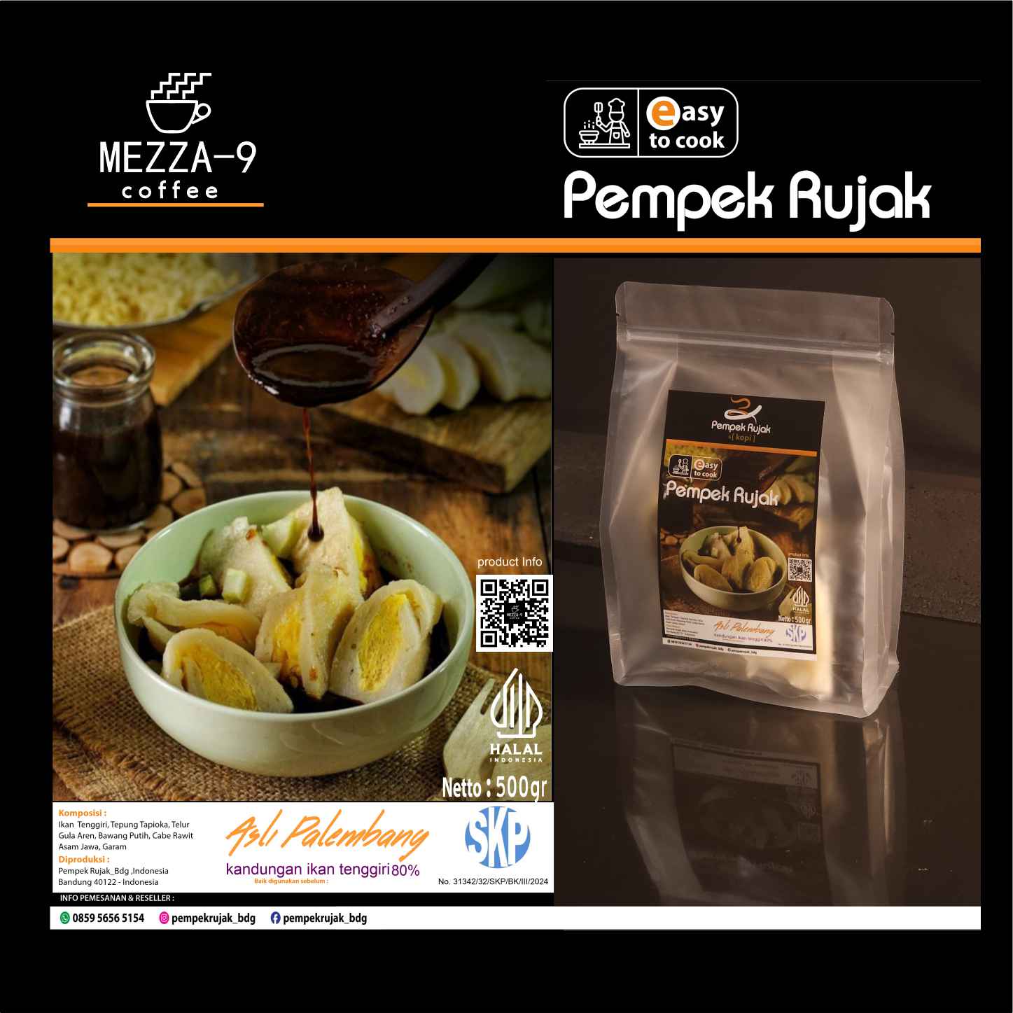 Pempek Rujak 500gr